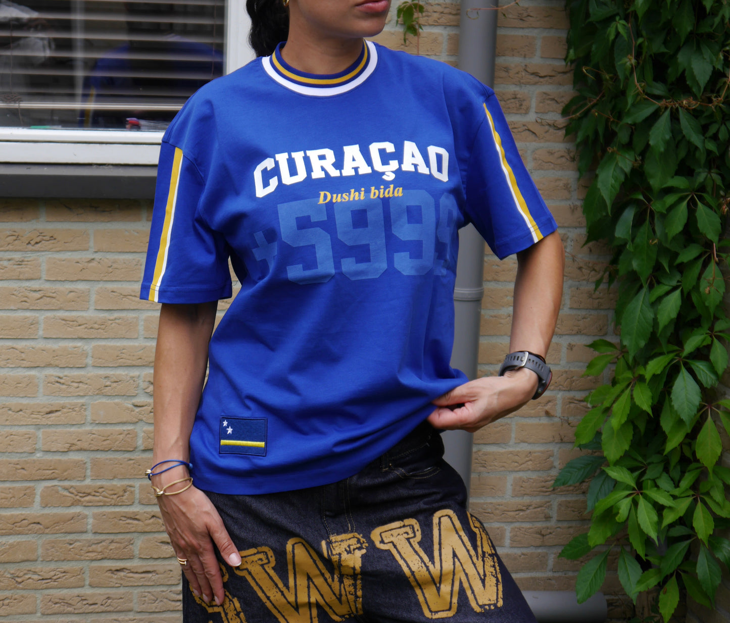 Curaçao Dushi Bida Shirt – Blauw 🇨🇼