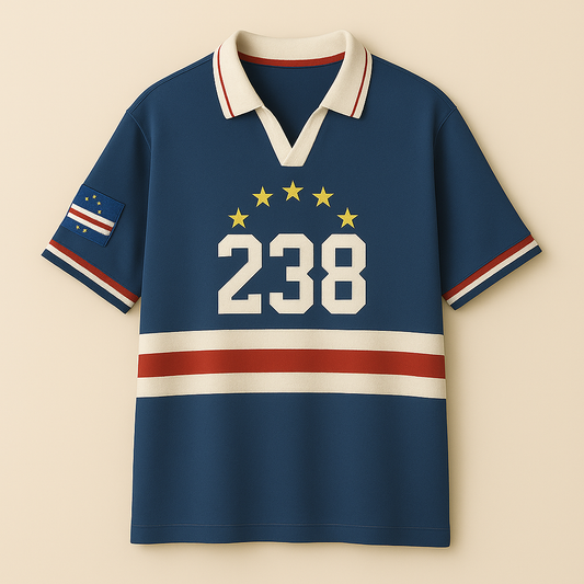 Selvivo Cape Verde 238 Polo – Kaapverdië Retro Culturewear Shirt