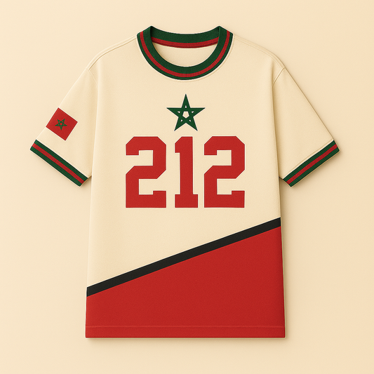 Morocco Heritage Oversized Tee – Selvivo Edition (212)