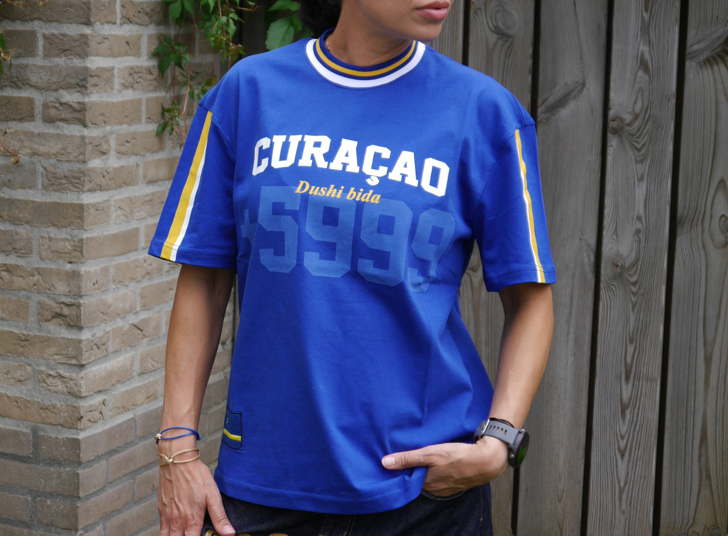 Curaçao Dushi Bida Shirt – Blauw 🇨🇼