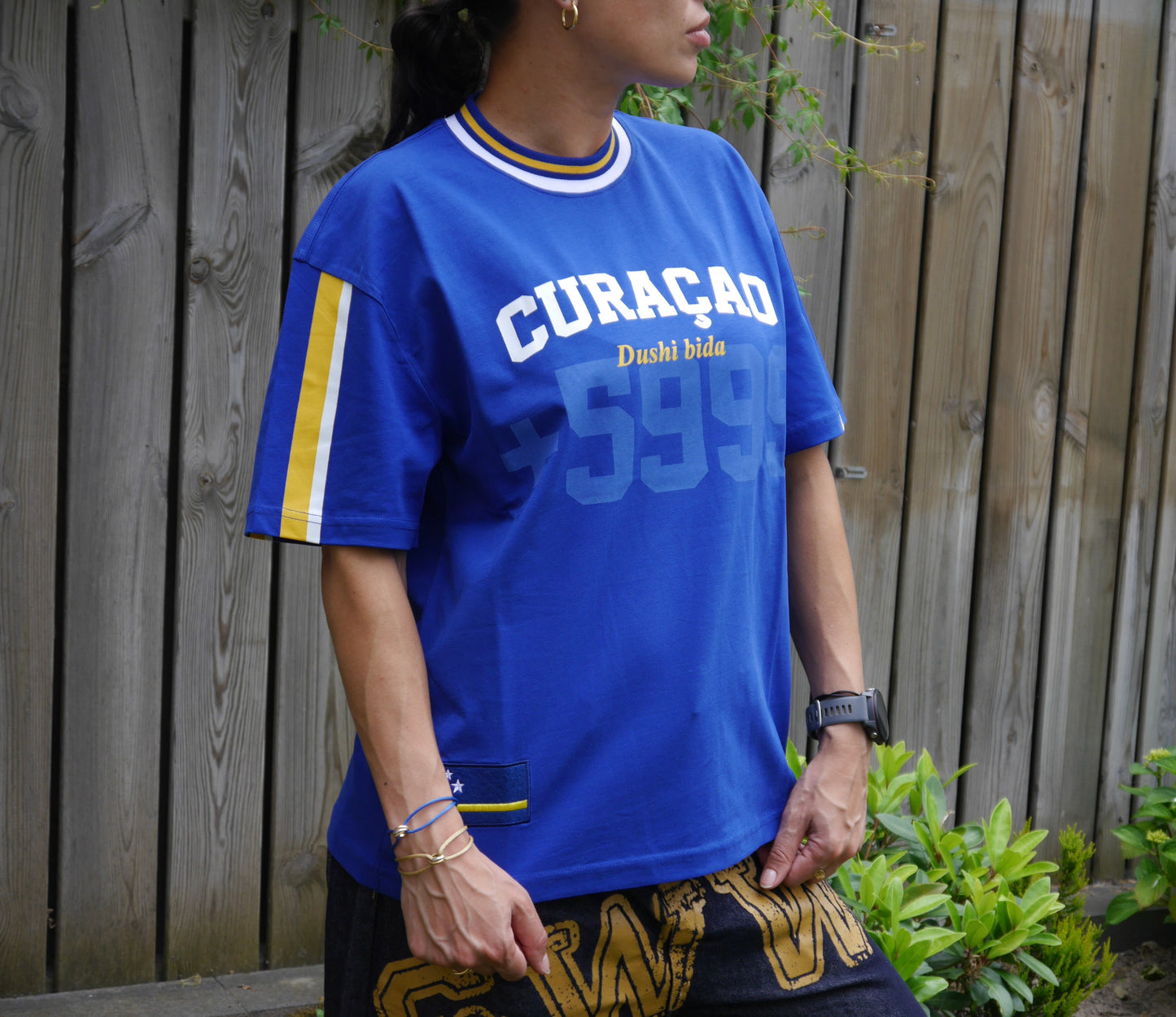 Curaçao Dushi Bida Shirt – Blauw 🇨🇼