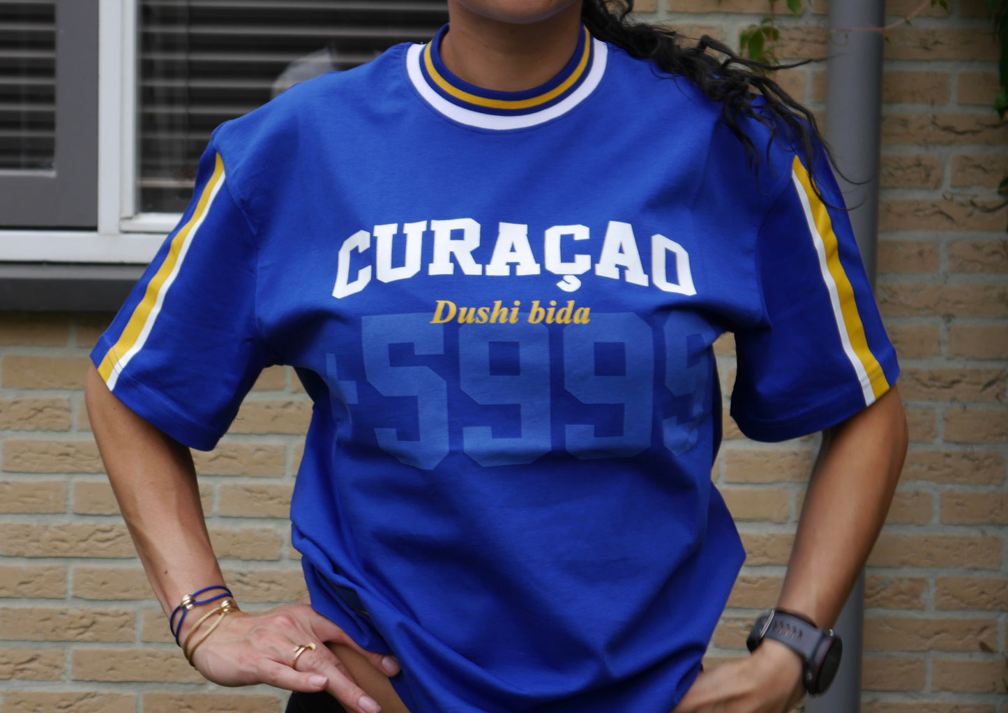 Curaçao Dushi Bida Shirt – Blauw 🇨🇼