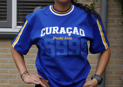 Curaçao Dushi Bida Shirt – Blauw 🇨🇼