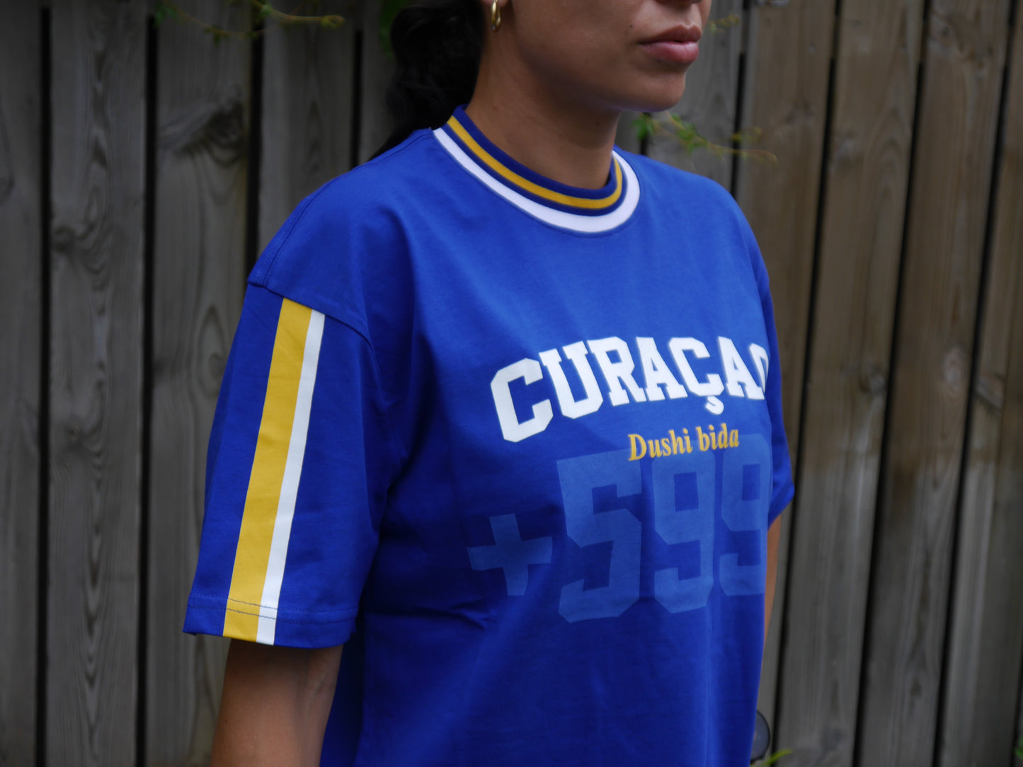 Curaçao Dushi Bida Shirt – Blauw 🇨🇼