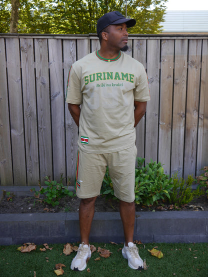 Taupe  Suriname 597 T-Shirt – Bribi na Krakti 🇸🇷 | Premium Culturewear
