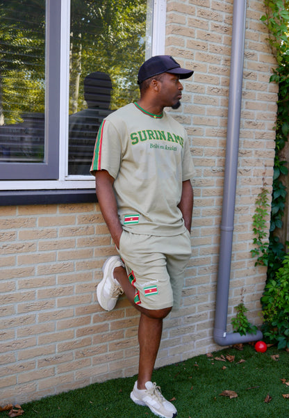 Taupe  Suriname 597 T-Shirt – Bribi na Krakti 🇸🇷 | Premium Culturewear