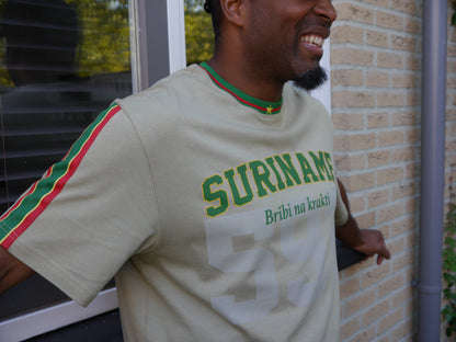 Taupe  Suriname 597 T-Shirt – Bribi na Krakti 🇸🇷 | Premium Culturewear