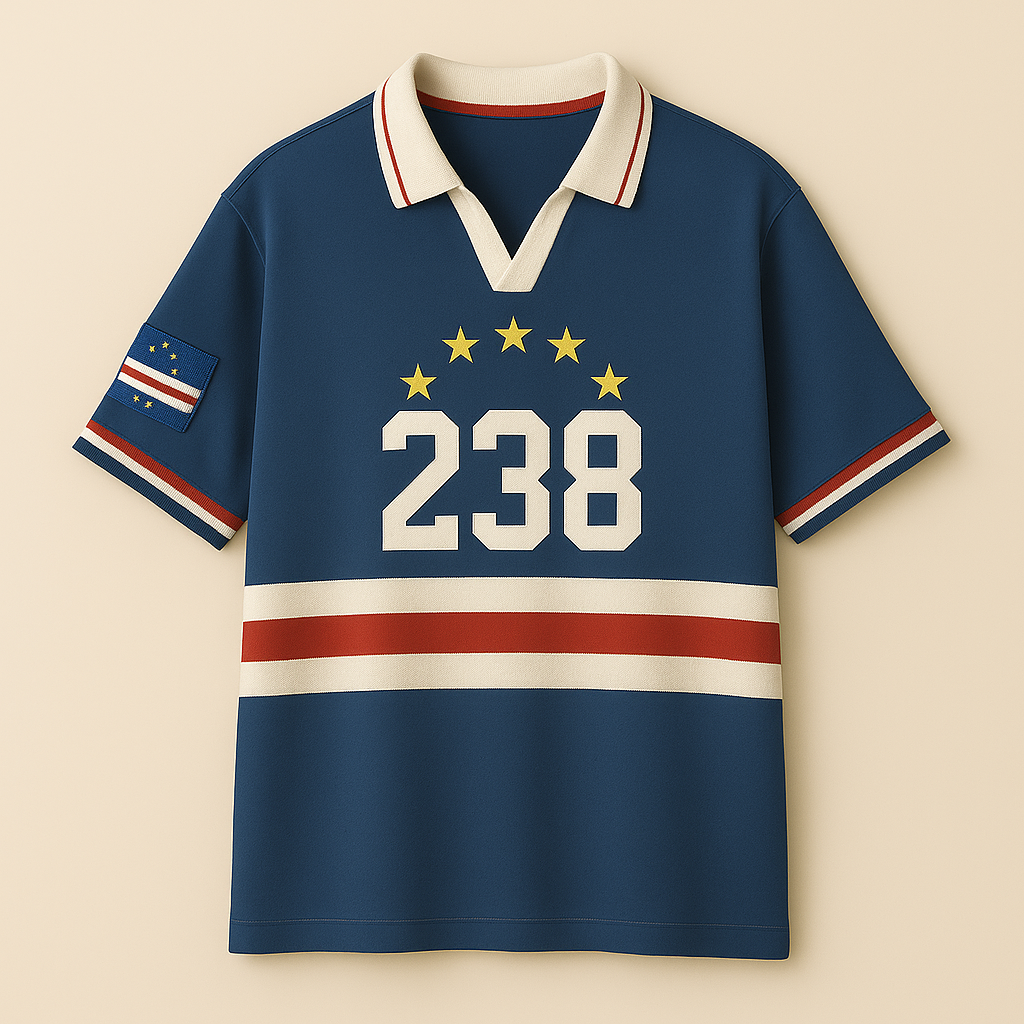 Selvivo Cape Verde 238 Polo – Kaapverdië Retro Culturewear Shirt