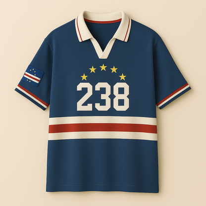 Selvivo Cape Verde 238 Polo – Kaapverdië Retro Culturewear Shirt