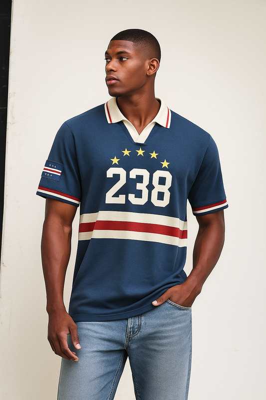 Selvivo Cape Verde 238 Polo – Kaapverdië Retro Culturewear Shirt