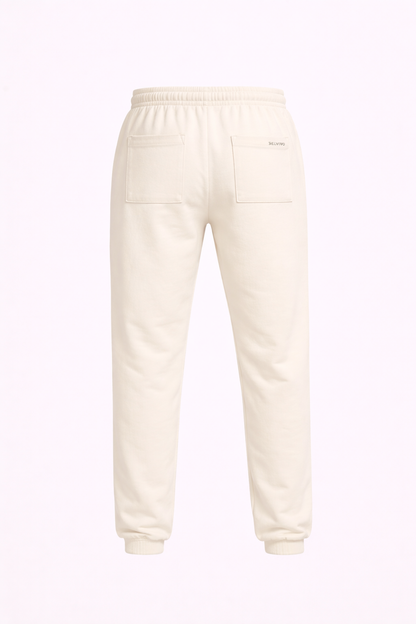 Selvivo Mixed Roots Jogger – Off White