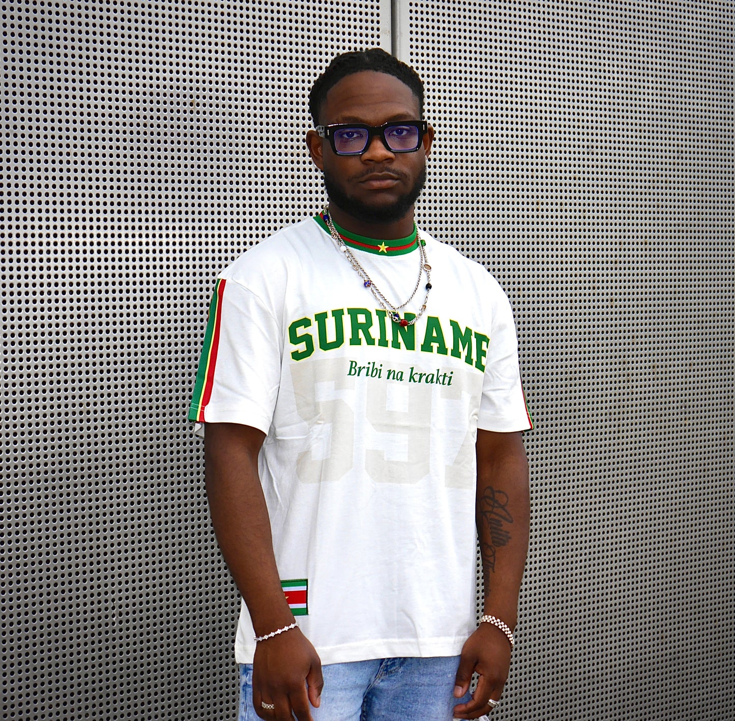 Suriname 597 T-Shirt | Bribi na Krakti 🇸🇷