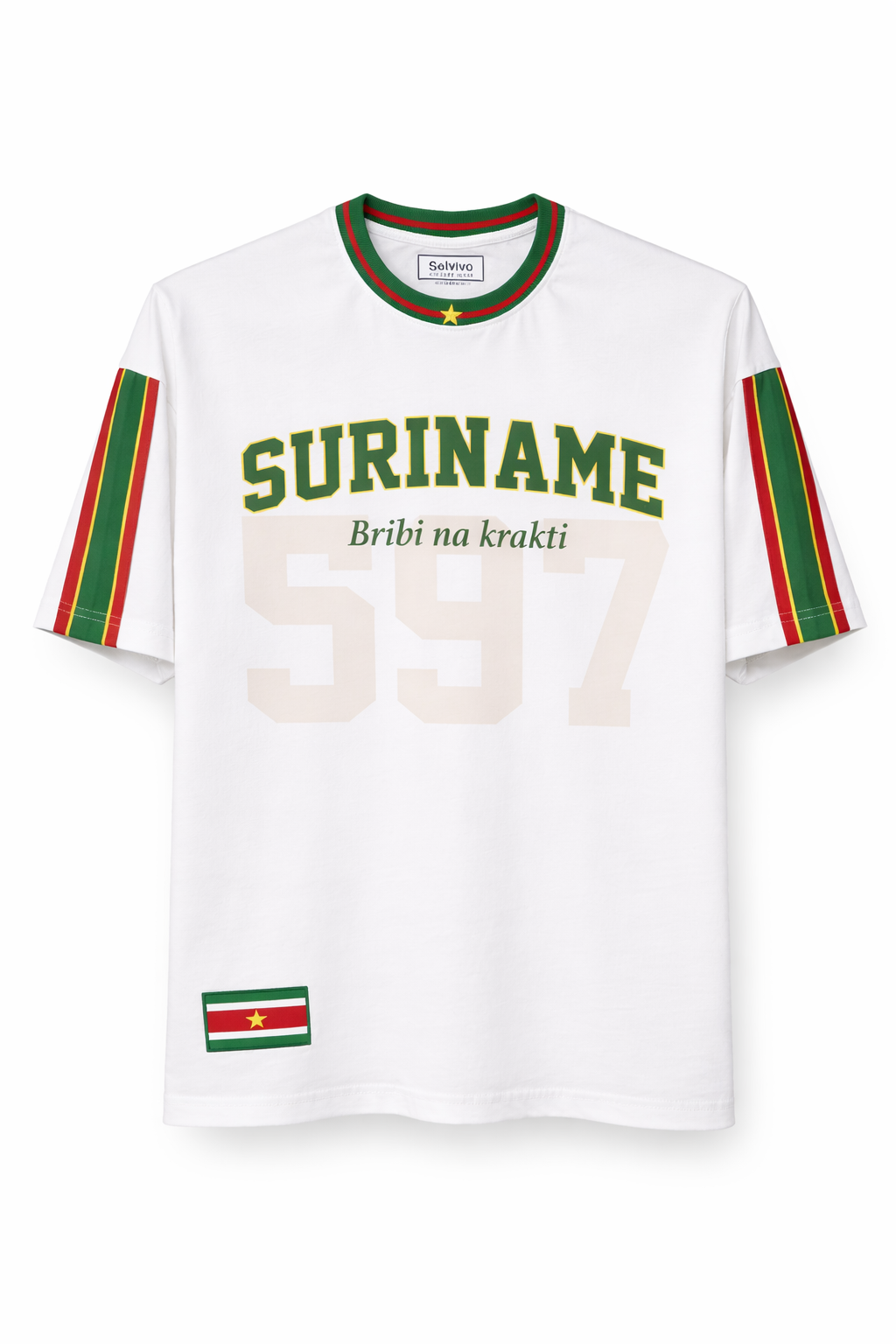Suriname 597 T-Shirt – World Cup Edition | Bribi na Krakti 🇸🇷