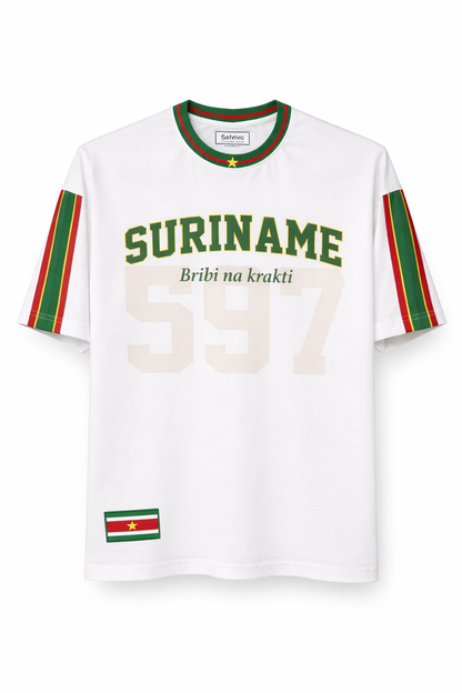 Suriname 597 T-Shirt – World Cup Edition | Bribi na Krakti 🇸🇷