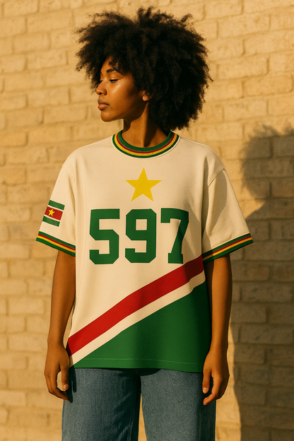 Suriname Heritage Oversized Tee – Selvivo Edition